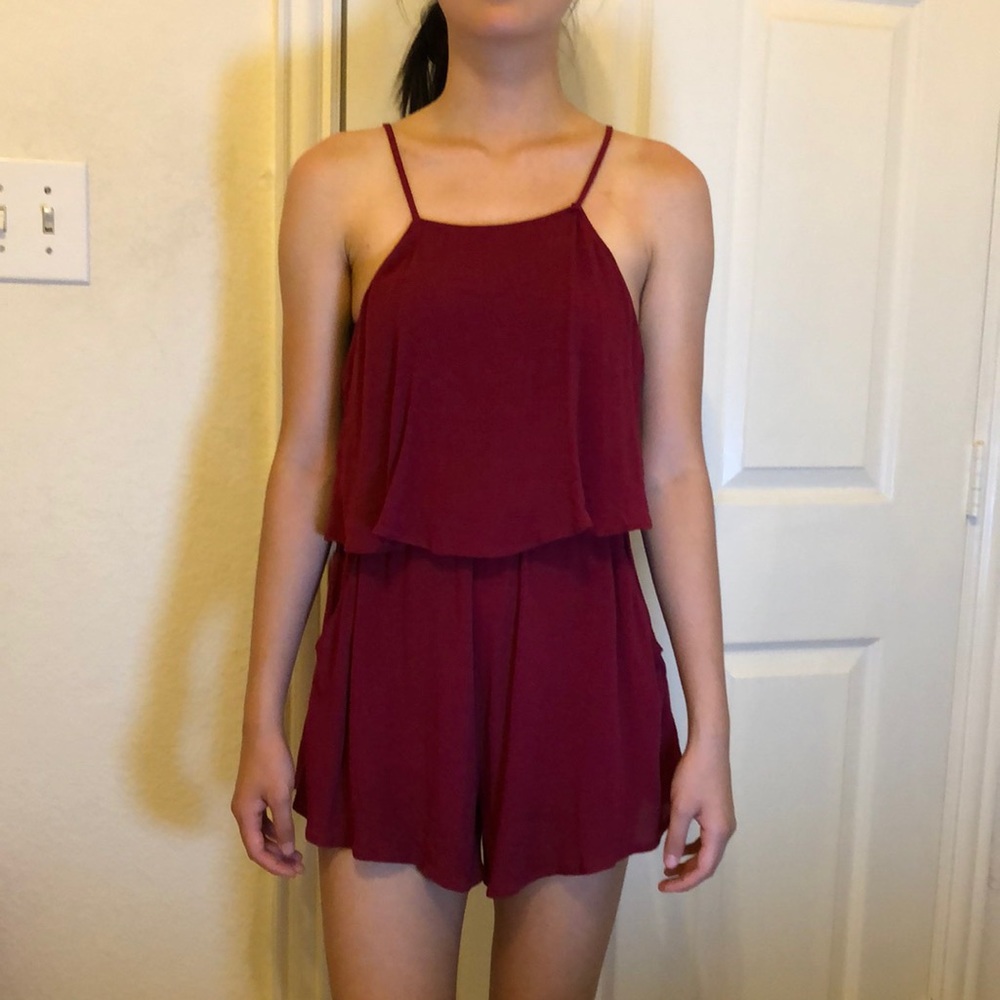 5/$25 Maroon Romper
